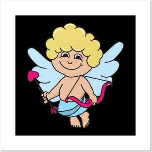 Valentine's Day Cupid Posters and Art